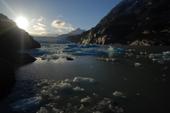 Se nos va el sol sobre el Glaciar Grey